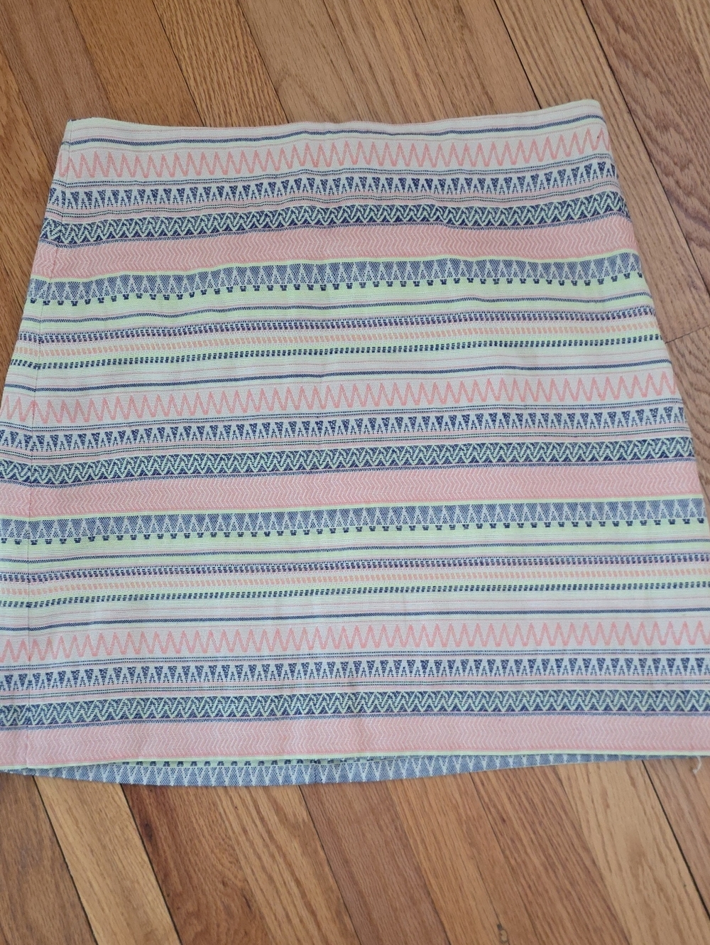 LOFT Striped Mini Skirt - Pink, Blue & Cream